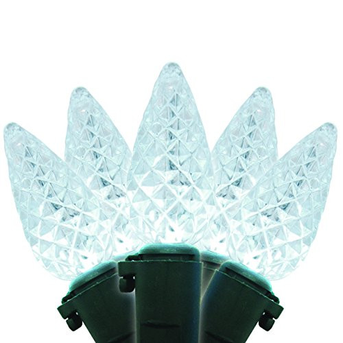 Brite Star 35 Lt C6 Faceted Led Light Set Pure White