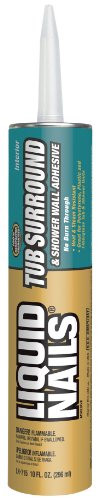 LIQUID NAILS LN715 Tub Surround and Shower Adhesive Low VOC 10Ounce