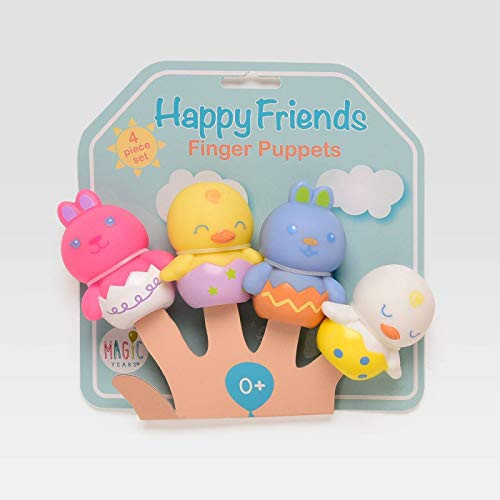 Magic Years Happy Friends Finger Puppet Set  4pc