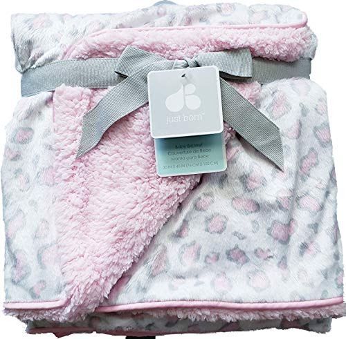 Just Born Pink Cheetah Blanket