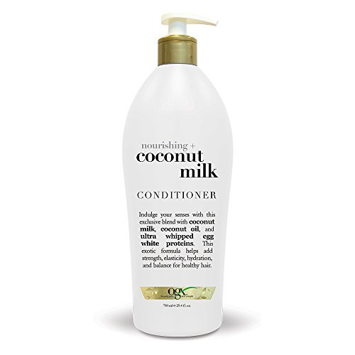 OGX Salon Size Nourishing Coconut Milk Conditioner with Pump 254 Ounce OGX Salon Size Nourishing Coconut Milk Conditioner with Pump 254 Ounce