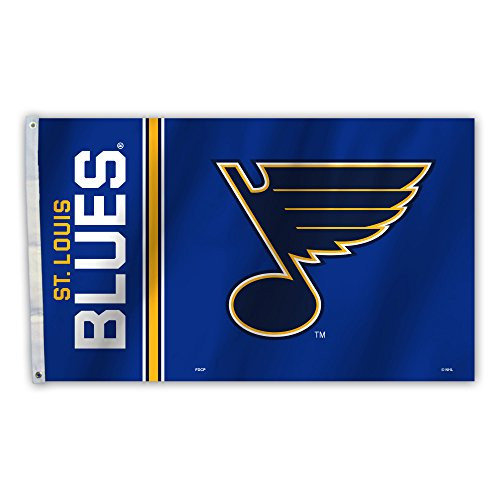 NHL St Louis Blues Flag with Grommets 3 x 5 Blue