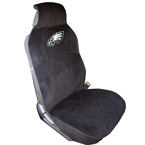 Fremont Die NFL Philadelphia Eagles Car Seat Cover Standard BlackTeam Colors