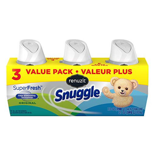 Renuzit Snuggle Gel Air Freshener SuperFresh Original 7 Ounce 3 Count