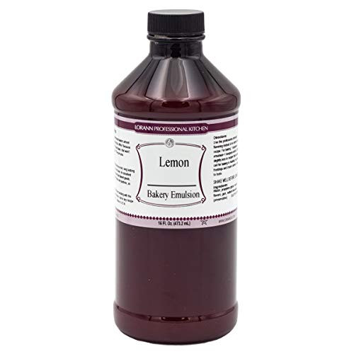 LorAnn Lemon Bakery Emulsion 16 ounce bottle