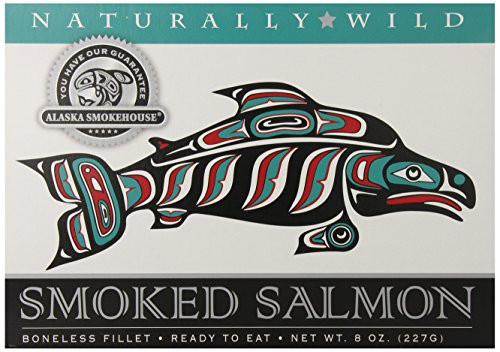 Alaska Smokehouse Smoked Salmon Fillet 8 Ounce Gift Box