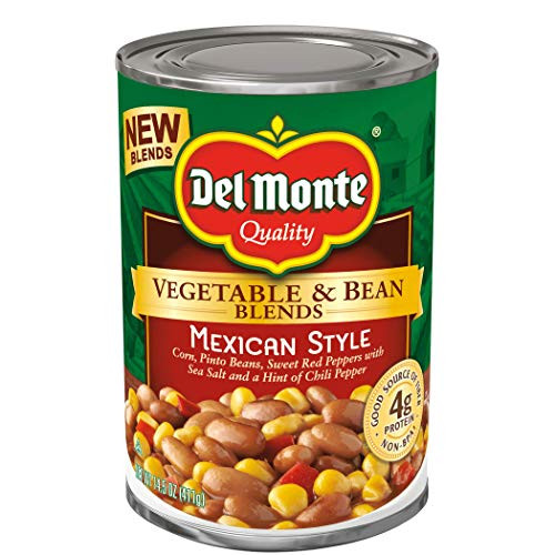 Del Monte Vegetable  Bean Blends Mexican Style 145Ounce Can