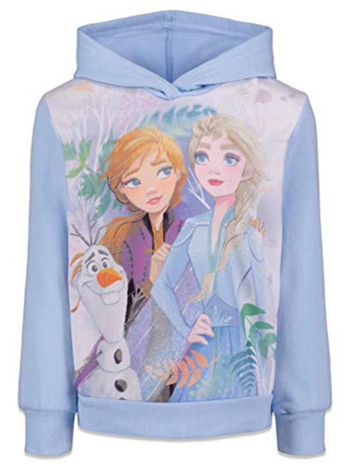 Disney Frozen Elsa Anna Olaf Little Girls Fleece Hoodie 5 Disney Frozen Elsa Anna Olaf Little Girls Fleece Hoodie 5