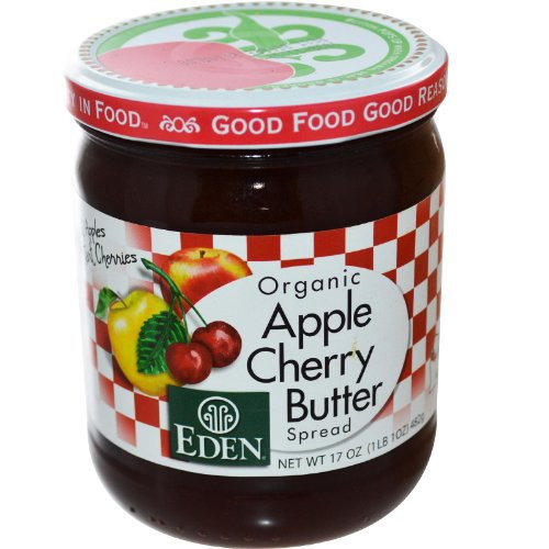 Eden Foods Organic Apple Cherry Butter Spread  17 oz