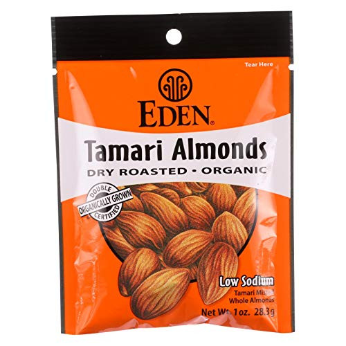 Eden Foods Organic Dry Roasted Tamari Almonds 1 Ounce 12 per case Eden Foods Organic Dry Roasted Tamari Almonds 1 Ounce 12 per case