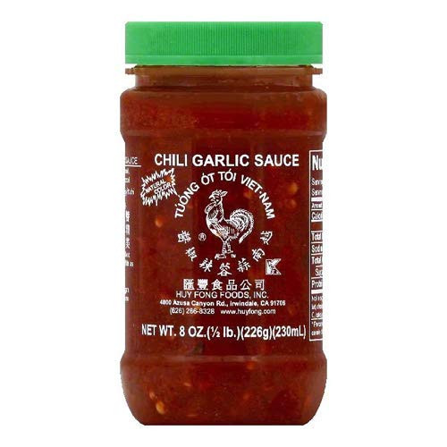Huy Fong Foods Chili Garlic Sauce Pack of 2
