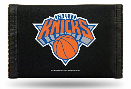 NBA Rico Industries Nylon Trifold Wallet New York Knicks