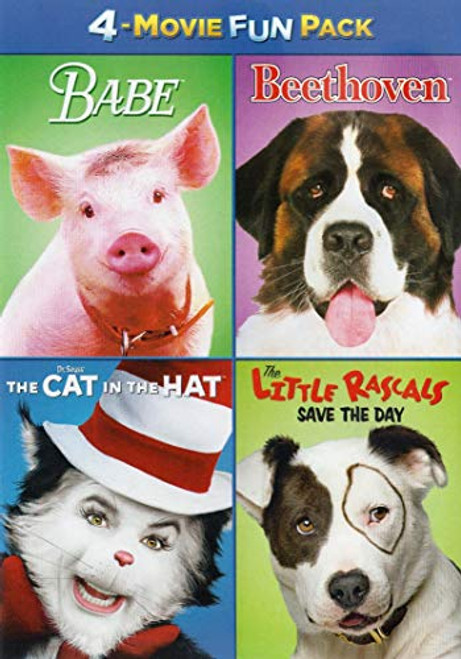 Babe Beethoven The Cat in the Hat The Little Rascalz Save the Day 4Movie Fun Pack Babe Beethoven The Cat in the Hat The Little Rascalz Save the Day 4Movie Fun Pack