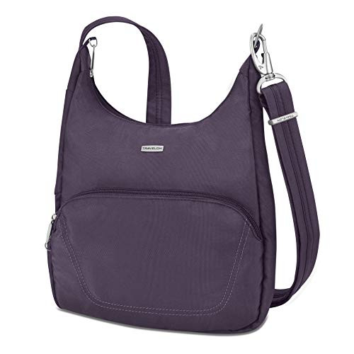 Travelon AntiTheft Essential Messenger Bag Purple