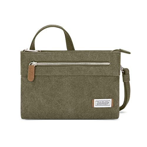 Travelon AntiTheft Heritage Small Crossbody Sage