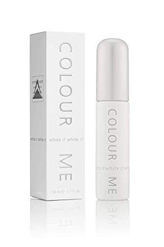 Colour Me  White  Eau de Toilette  Fragrance Spray for Men  Aromatic Fougere Scent  17 oz