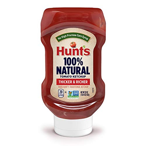 Hunts Best Ever Tomato Ketchup Bottle 20 Oz