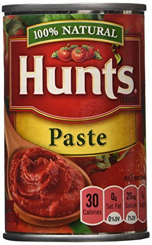 Hunts Tomato Paste 100 Natural 6 Ounce Pack of 3