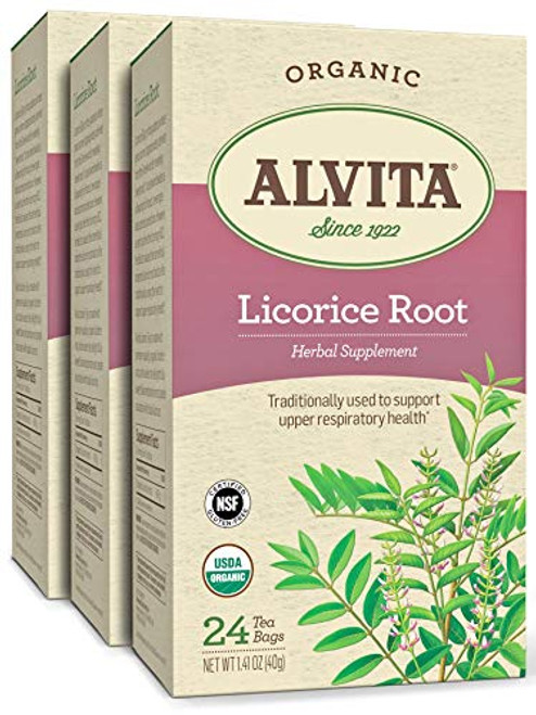 Alvita Organic Licorice Root Herbal Tea Made with Premium Quality Organic Licorice Root And Delightful Sweet Flavor and Aroma 72 Tea Bags 3 Pack Alvita Organic Licorice Root Herbal Tea Made with Premium Quality Organic Licorice Root And Delightful Sweet Flavor and Aroma 72 Tea Bags 3 Pack