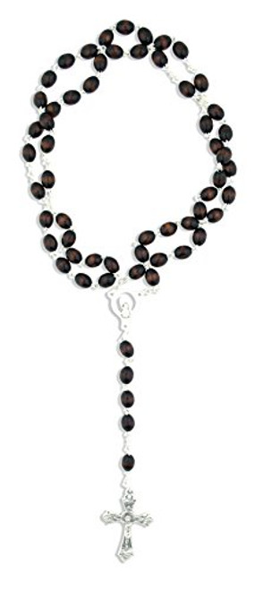 Venerare Beautiful Catholic Wood Rosary Beads