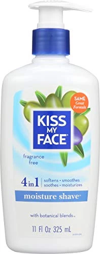 Kiss My Face Fragrance Free Moisture Shave 11 fl oz