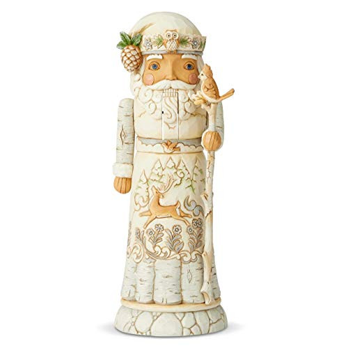 Enesco Jim Shore Heartwood Creek White Woodland Nutcracker Figurine 1063 Inch Multicolor Enesco Jim Shore Heartwood Creek White Woodland Nutcracker Figurine 1063 Inch Multicolor