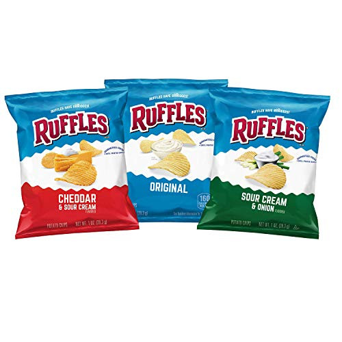 Ruffles Potato Chips Variety Pack 40 Count