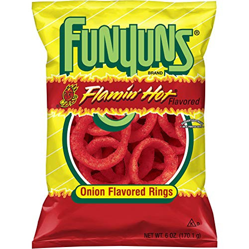 Funyuns Flamin Hot Onion Flavored Rings 6 oz