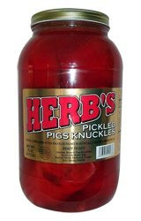 Herbs Pickled Pig Knuckles 1  68 FL OZ