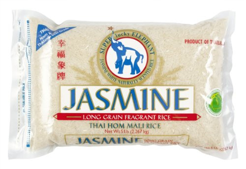 Super Lucky Elephant Jasmine Rice 5 Pound