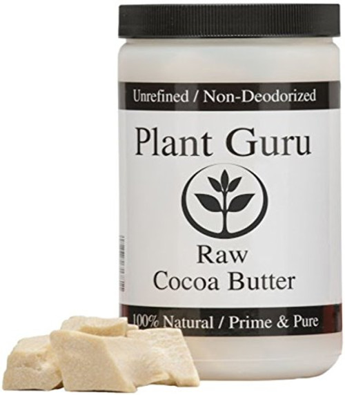 Raw Cocoa Butter 16 oz  1 lb 100 Pure Unrefined FOOD GRADE Arriba Nacional Cacao Bean Bulk Rich Chocolate Aroma For Lip Balms Stretch Marks DIY Base For Body Butters  Soap Making