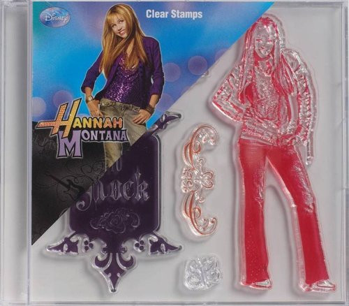 Plaid Clear Stamps in Case 91287 Hannah Montana Ready to Rock