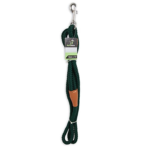 Petmate Ruff Maxx Rope Snap Leash Green 13mm x 72