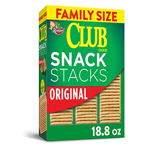 Keebler Club Crackers Snack Stacks Original Grab N Go Family Size 188 oz box