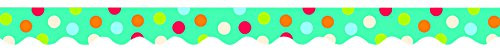 Creative Teaching Press Borders Dots On Wavy Border Ctp Turquoise 10381
