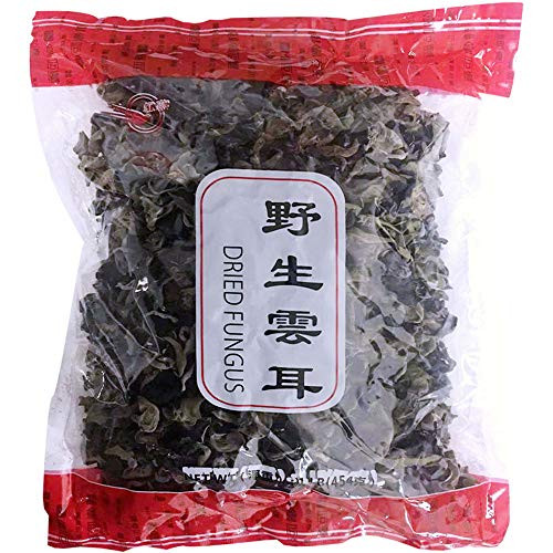 Wild Woodear Mushroom Black Muer Fungus 1 lb