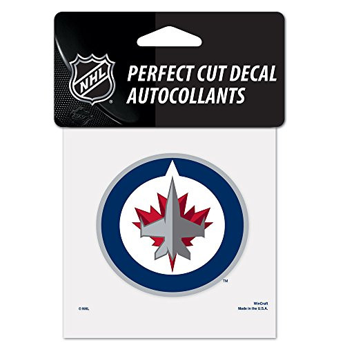 NHL Winnipeg Jets Perfect Cut Color Decal 4 x 4