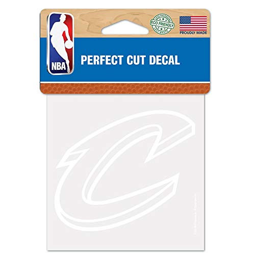 WinCraft NBA Cleveland Cavaliers 4x4 Perfect Cut White Decal One Size Team Color WinCraft NBA Cleveland Cavaliers 4x4 Perfect Cut White Decal One Size Team Color