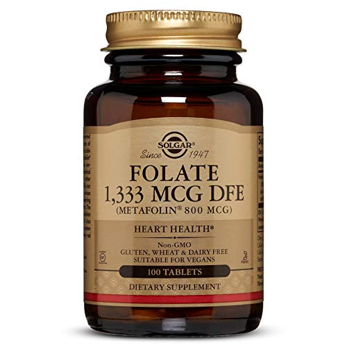 Folate 1333 MCG DFE Metafolin® 800 mcg Tablets  100 Count