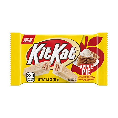 Apple Pie Kit Kat Bar White Chocolate Limited Edition 4 Pack 15 Oz Bars