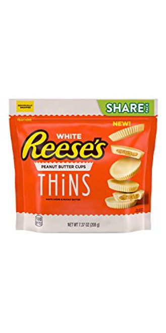 Reeses Thins White Peanut Butter Cups Candy 737 Oz