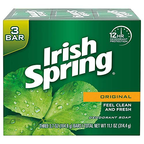 Irish Spring Original Deodorant Soap 3 Bars 2 Pack 6 Total