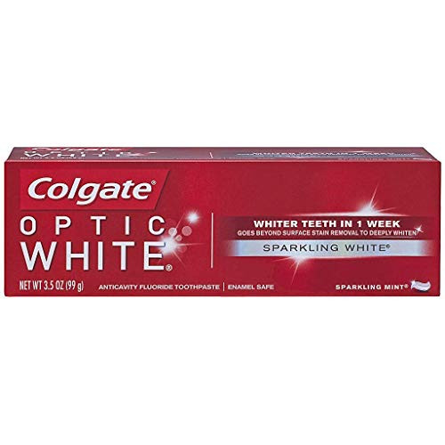 Colgate Optic White Sparkling White Sparkling Mint Toothpaste 35 oz Pack of 2