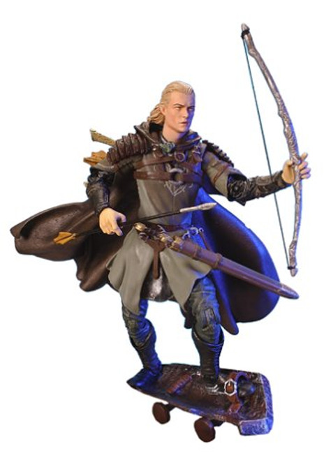 Marvel Enterprises Inc The Lord of The Rings  The Two Towers Helms Deep Legolas 6 Action Figure Series #4