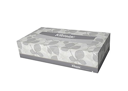 Kleenex White Facial Tissue 2Ply PopUp Box 125 Sheets Pack of 8