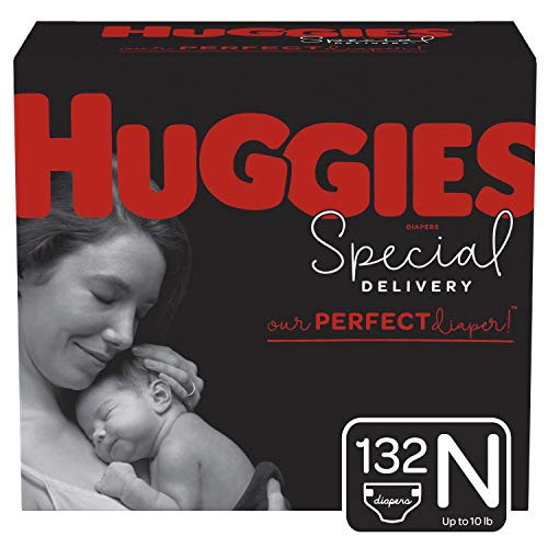 Huggies Special Delivery Hypoallergenic Baby Diapers Size Newborn 132 Ct One Month Supply