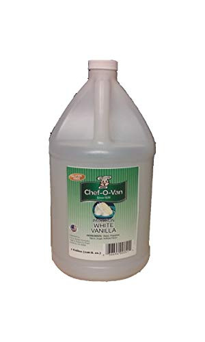 ChefOVan Flavoring  Extracts Imitation White Vanilla 128 Oz
