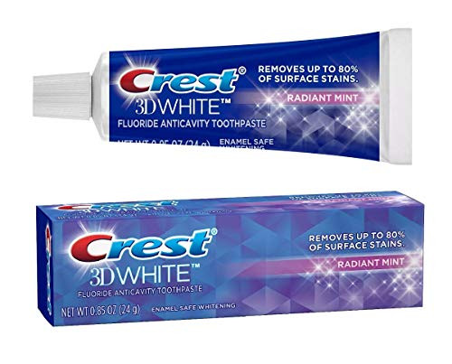 Crest 3D White Vivid Fluoride Anticavity ToothpasteRadiant Mint085 oz 3 pk