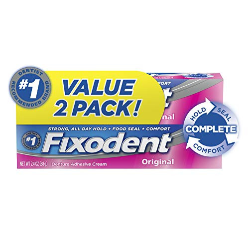 Fixodent Complete Original Denture Adhesive Cream 24 oz TWIN