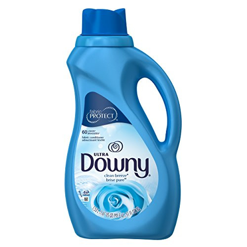 Downy Clean Breeze Liquid Fabric Conditioner Fabric Softener 51 fl oz 60 loads